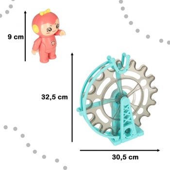 1Mcz KX4772 Kuličková dráha, magnetická a svítící, 118 ks vícebarevné (multicolor)